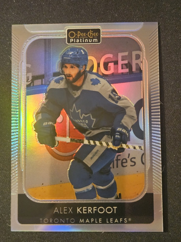 21-22 OPC Platinum Alex Kerfoot Rainbow Parallel Hockey Card
