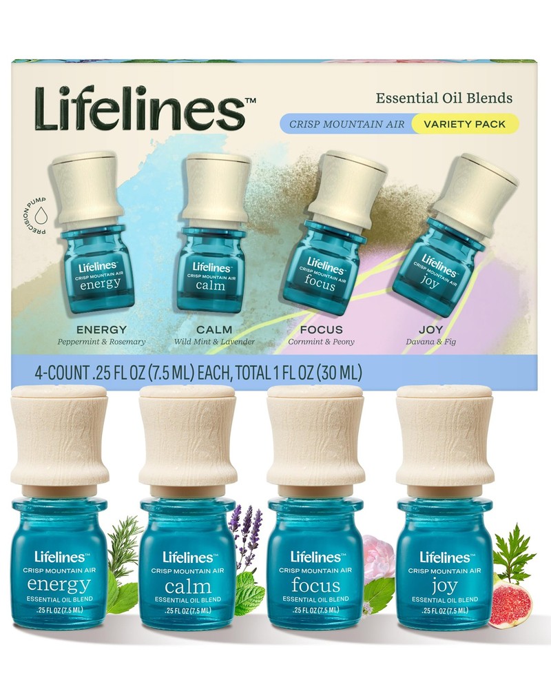 Crisp Mountain Air Lifelines Essential Oil Blends for MessFree Aromatherapy