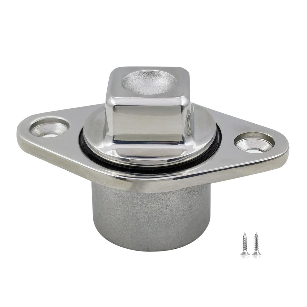 1PC of Marine Grade Stainless Steel 316 Boat 1-1/4IN Hole Garboard Drain Plug