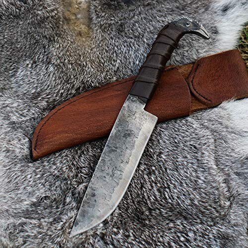 Handcrafted Damascus Steel Bowie Knife Fixed Blade Perfect Gift for Him