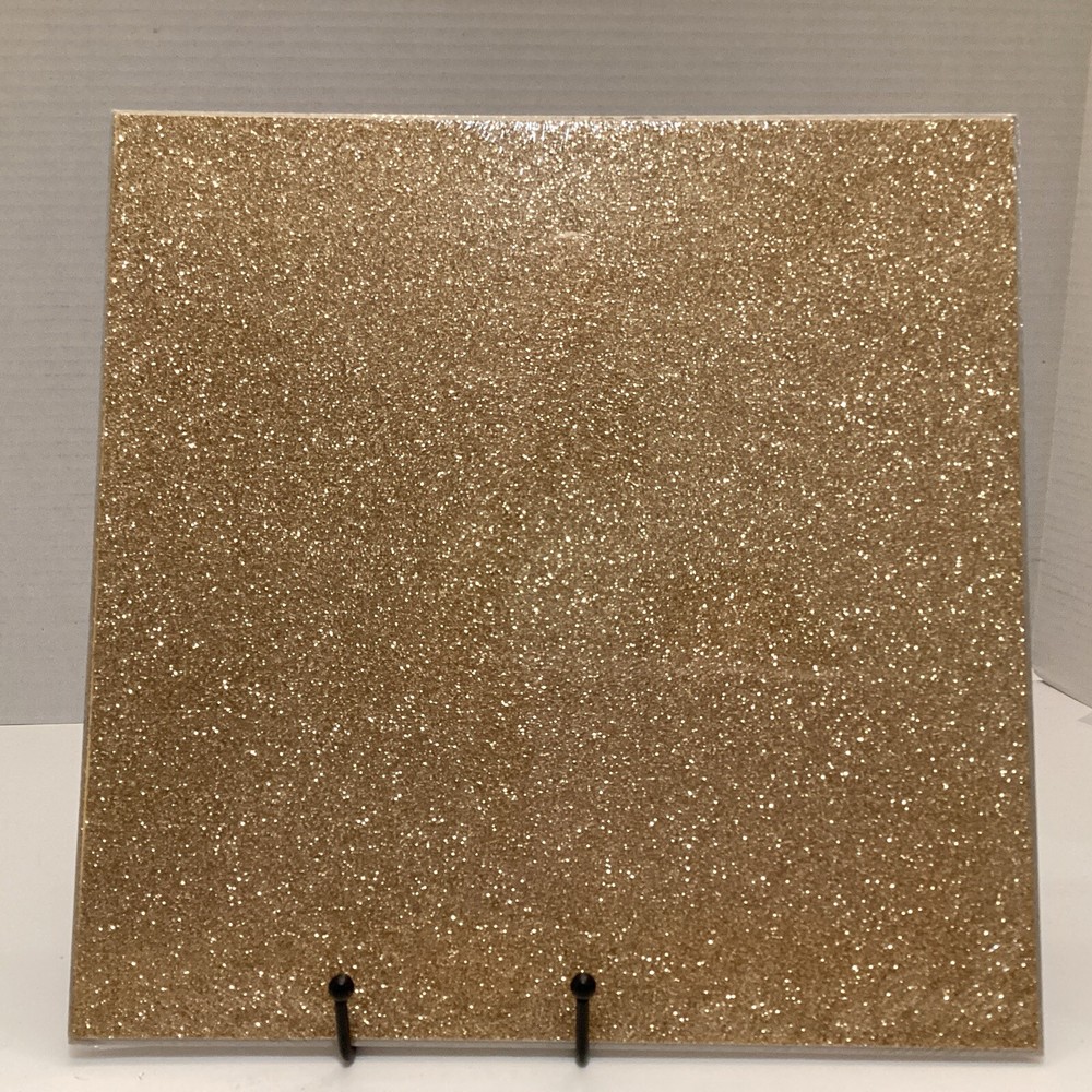 RETIRED Stampin Up CHAMPAGNE GLIMMER Paper 2 sheets 12”X12” 30.5 X 30.5 CM