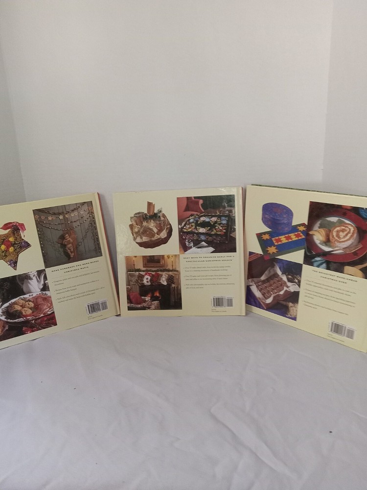 3 Books Countdown to Christmas Better Homes & Gardens Recipes Decorating Crafts
