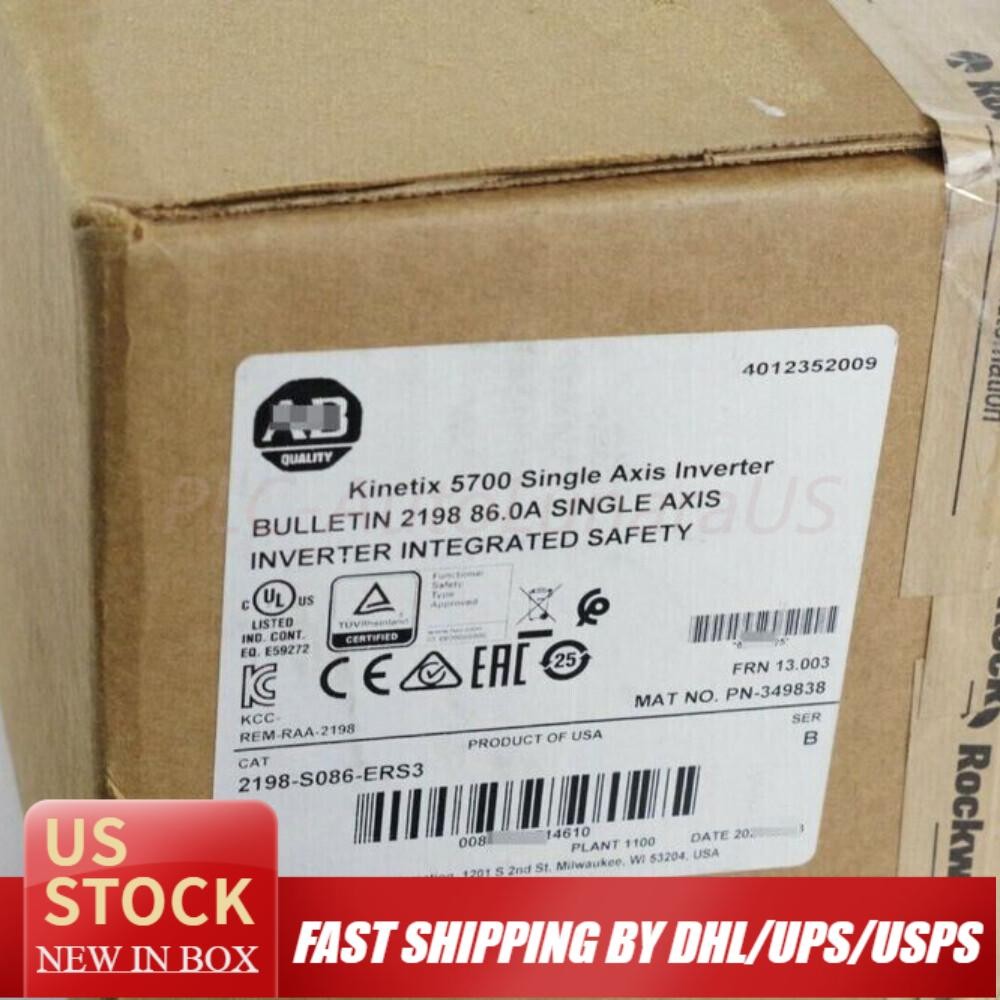Sealed Allen Bradley 2198-S086-ERS3 Kinetix 5700 Inverter US Free Tax
