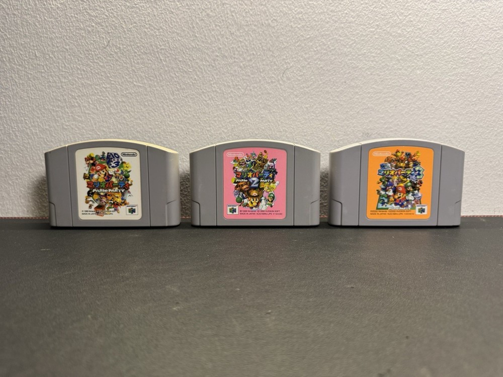 MARIO PARTY 1 2 3 set Nintendo 64 N64 JP Japan Import US Seller