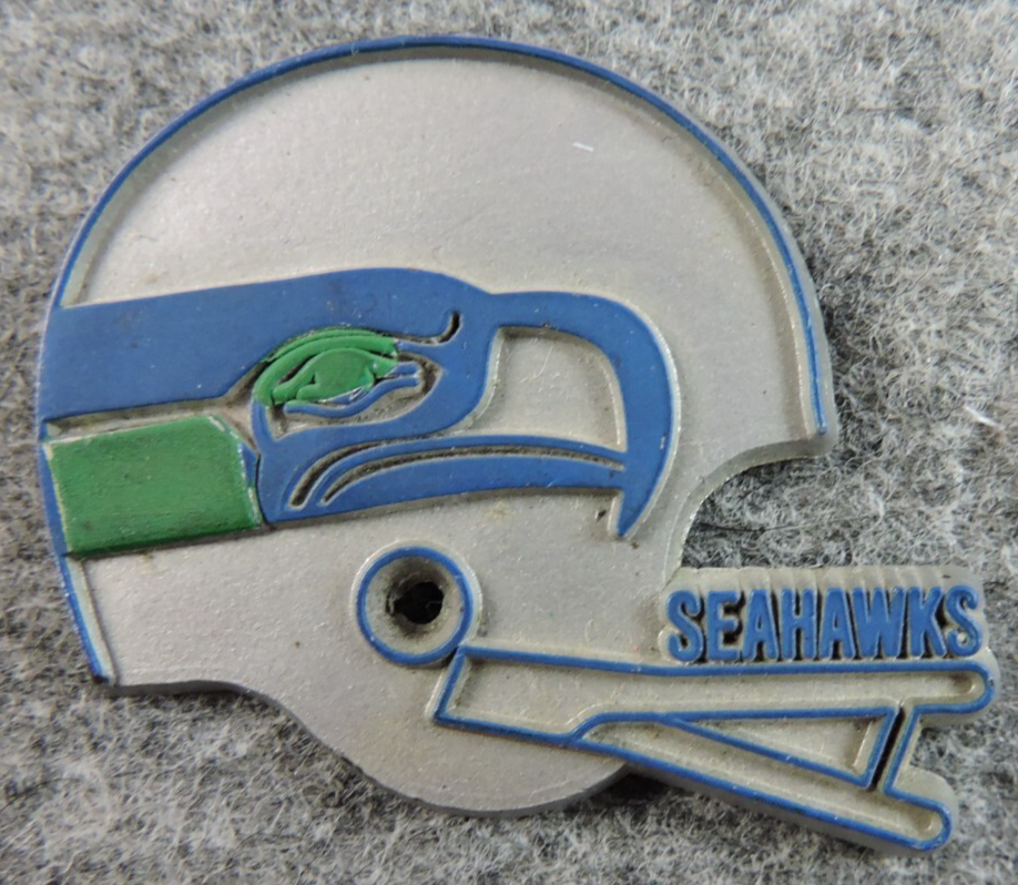 Vintage Seattle Seahawks Magnetic Helmet for NFL Standings Display