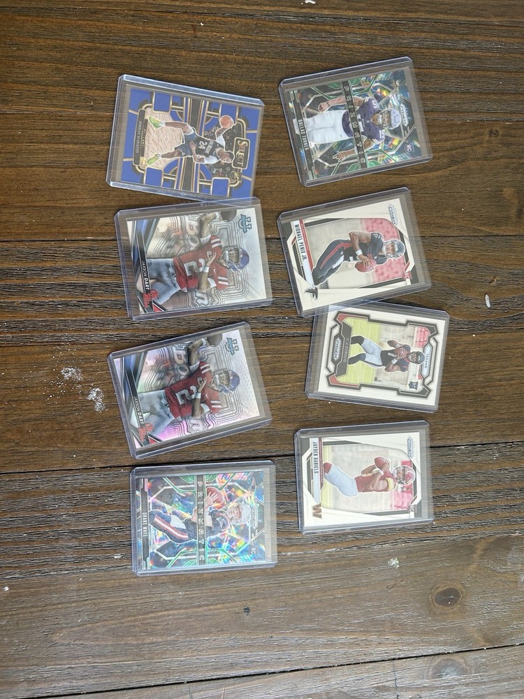HIGH END ASSORTED LOT OF 150+ RCS FOOTBALL AND BASKETBALL! PRIZM,SELECT,BOWMAN