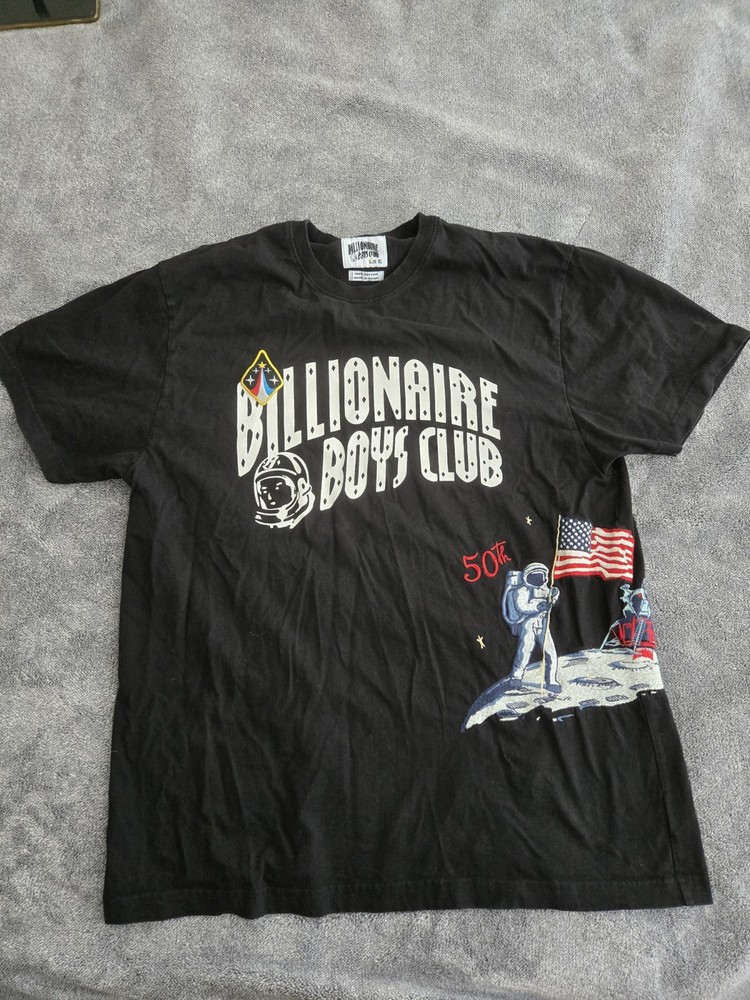 BILLIONAIRE BOYS CLUB MOONWALK T-SHIRT - BLACK Size XL