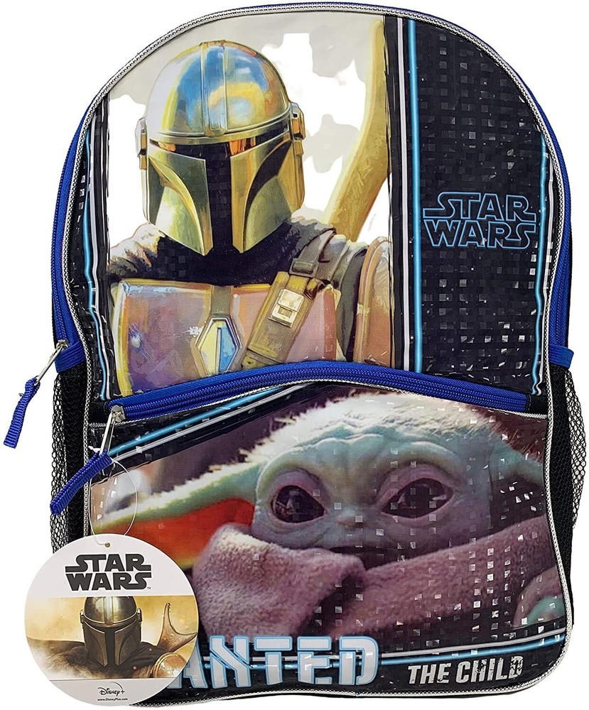 Large Backpack - Star Wars - Baby Yoda Half Moon 16