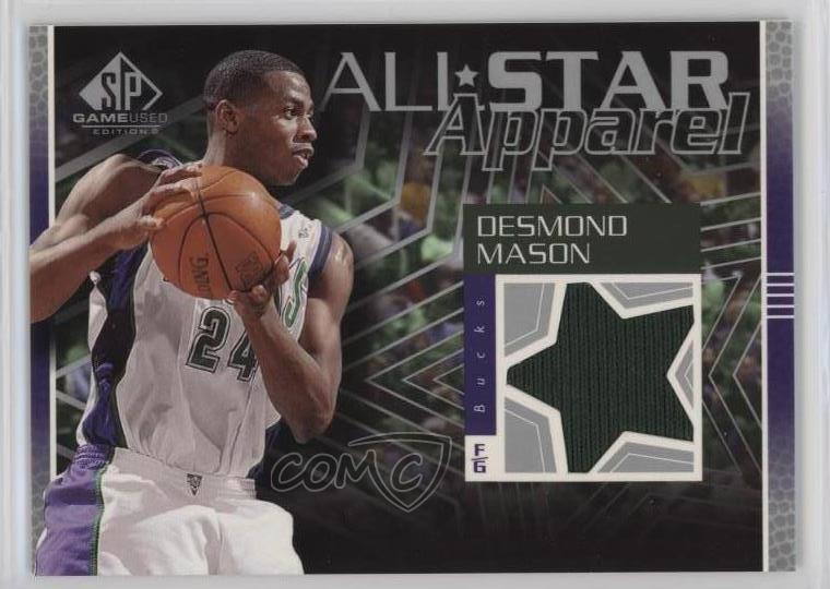 2003-04 SP Game Used All-Star Apparel Desmond Mason #DM-AS