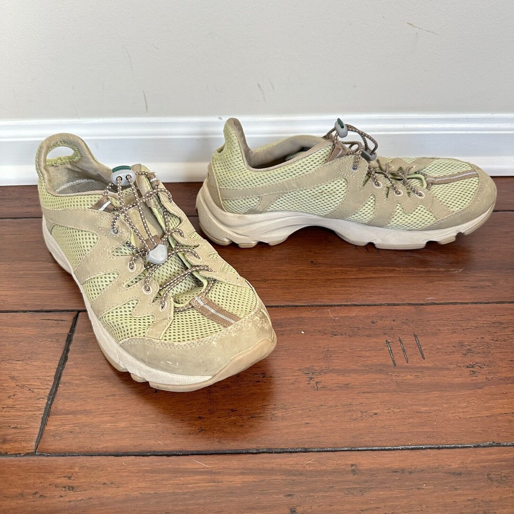 L.L. Bean Athletic Walking Running Shoes 05330 Women's 11M Green Mesh Sneakers