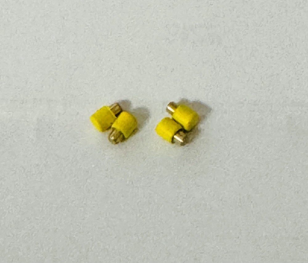 NEW OAKLEY HOLBROOK SUNGLASSES YELLOW REPLACEMENT RIVETS FRONT SCREWS SET OF 4