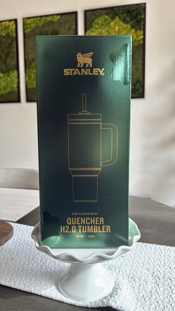 Stanley 40oz Shamrock Green Quencher Tumbler St Patricks Edition In Stock Now