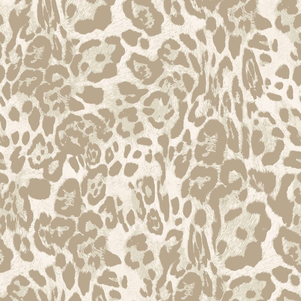 Animal Print French Terry Fabric - Leopard Pattern Poly Rayon Spandex for DIY Sewing