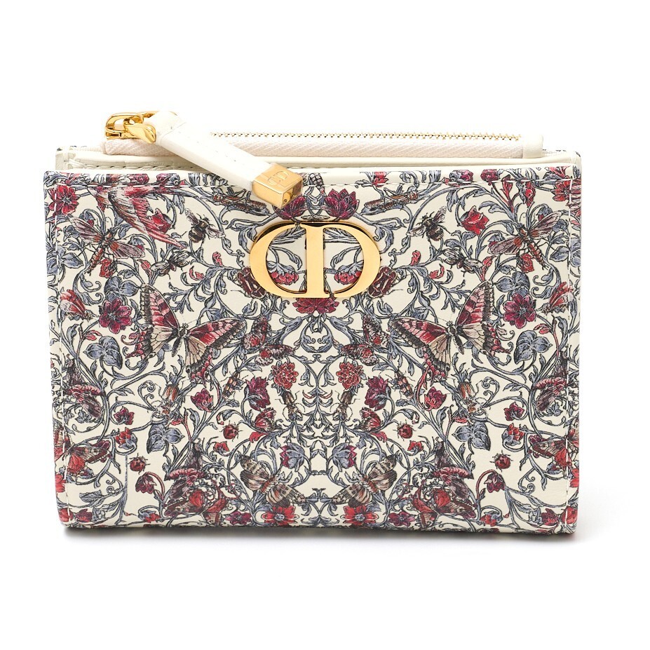 Dior Dioramour Caro Dahlia Wallet in Calfskin S5173UZDY_M941 622285