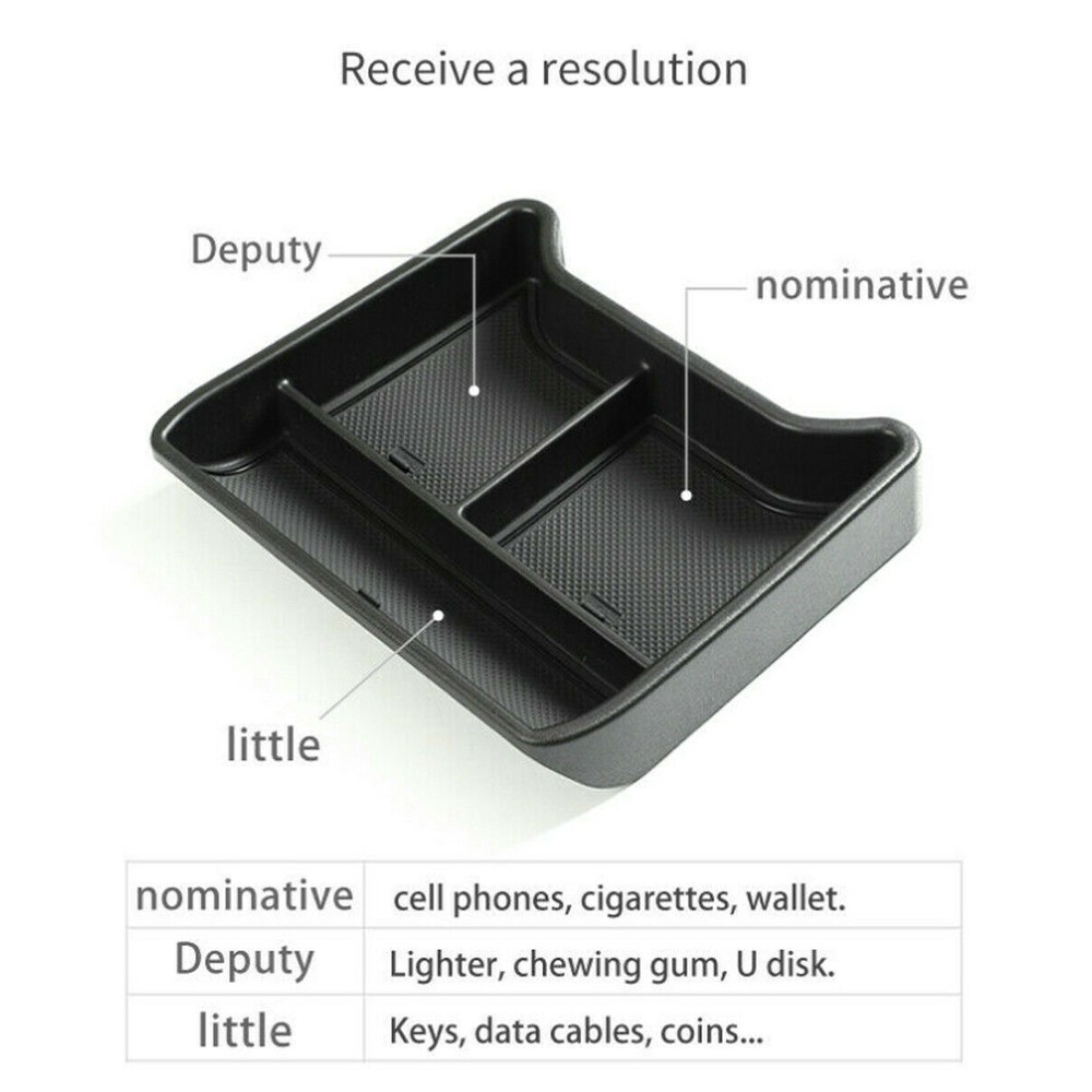 Car Center Console Storage Box Tray Organizer Accessories For VW ID.4 ID4 2021