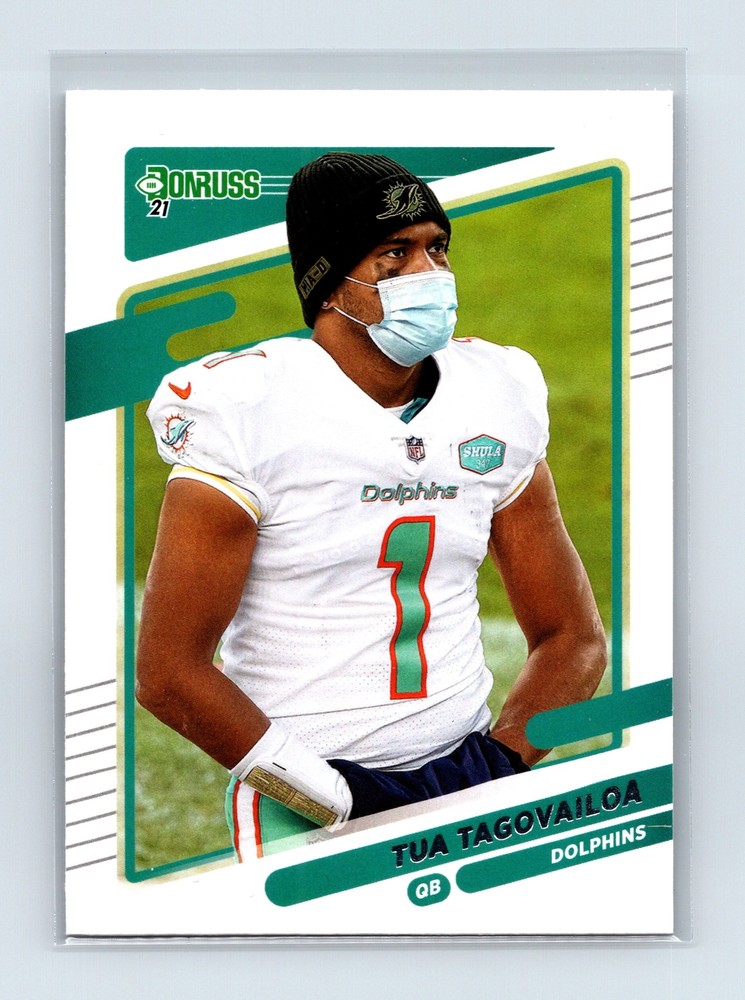 2021 Donruss Tua Tagovailoa No Helmet Miami Dolphins