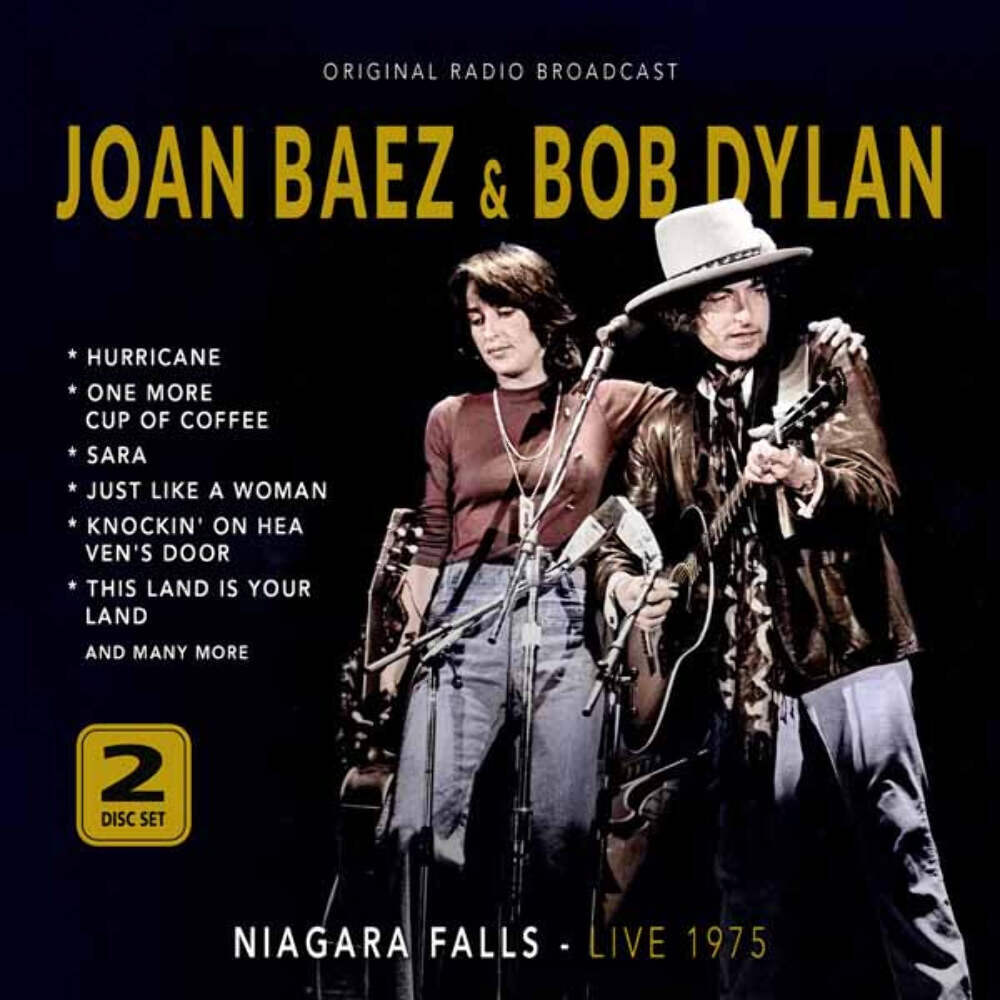 PRESALE -JOAN BAEZ & BOB DYLAN - NIAGARA FALLS LIVE 1975 - 2CD Compact Disc-image
