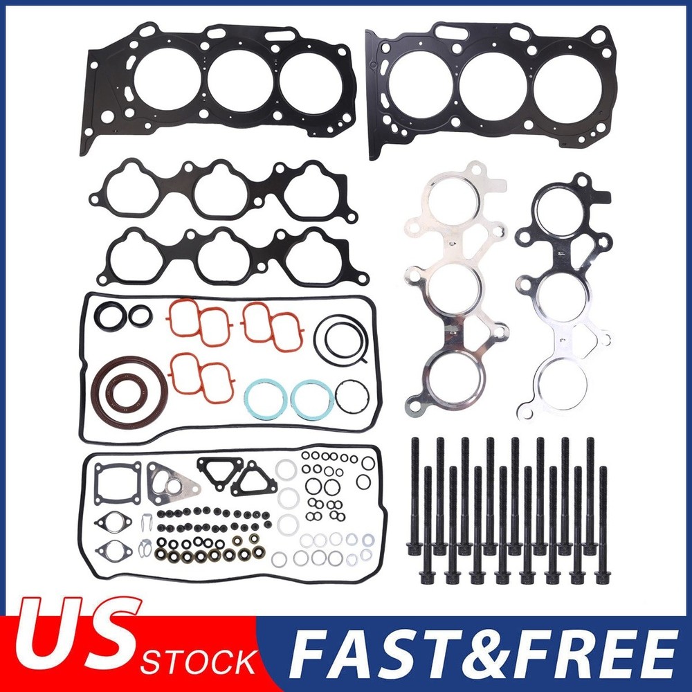 FOR HEAD GASKET SET WITH BOLTS (2GR-FE) TOYOTA/LEXUS 3.5L 2005-16 CAMRY/SIENNA