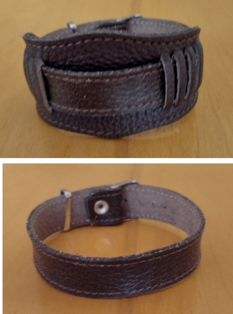 18 mm,NOS, USSR Leather Military Trench Watch Strap Band,brown №21923