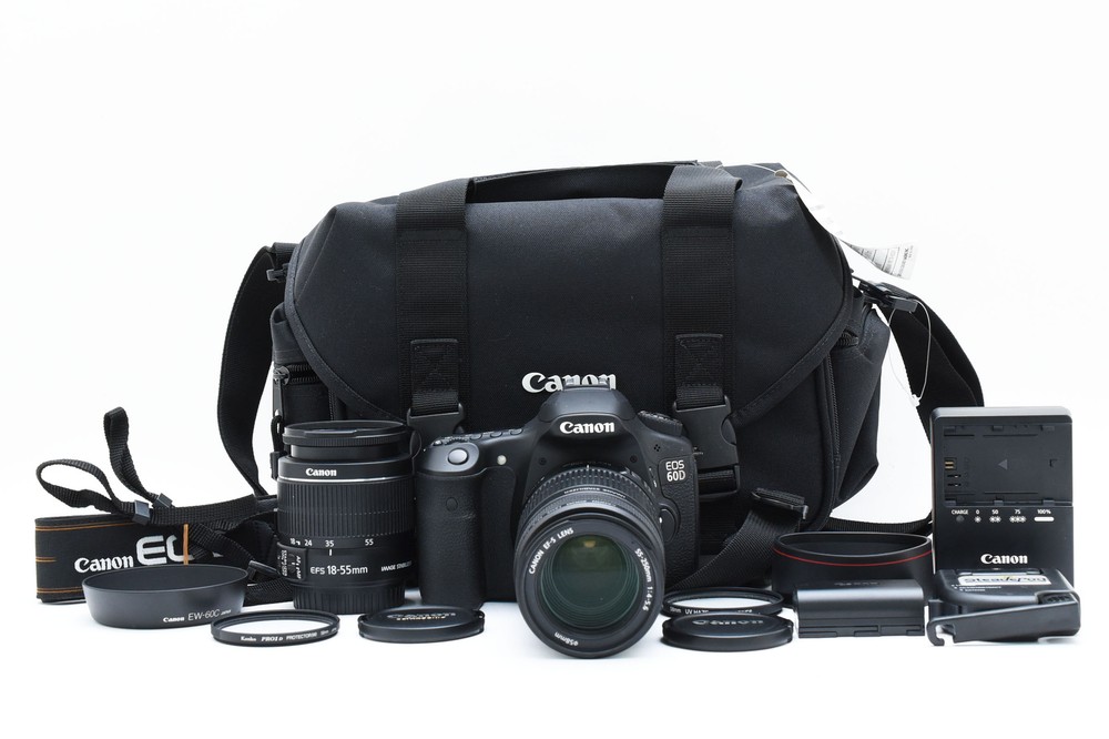 [MINT]Canon EOS 60D Digital SLR camera 1083 shutters w/Accessories From JAPAN