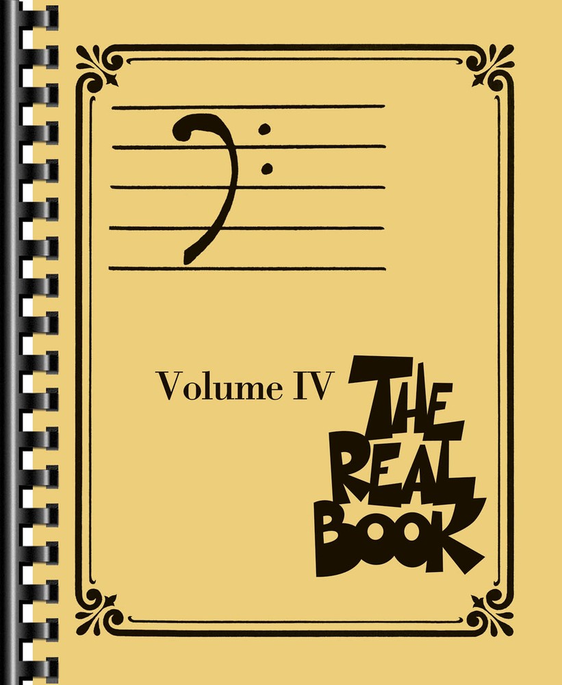 The Real Book Volume 4 for Bass Clef Instruments Fake Jazz Chords Sheet Music