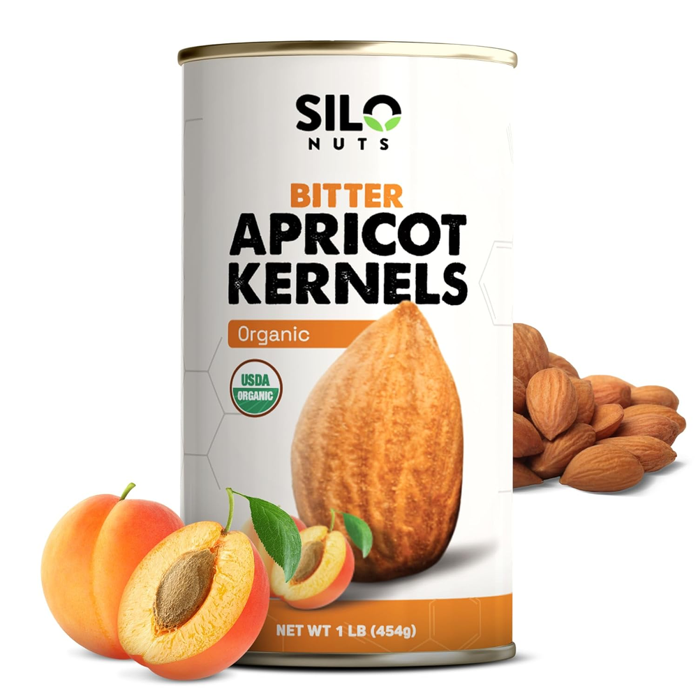 Organic Bitter Apricot Kernels - USDA Certified Organic Bitter Apricot Seeds - N