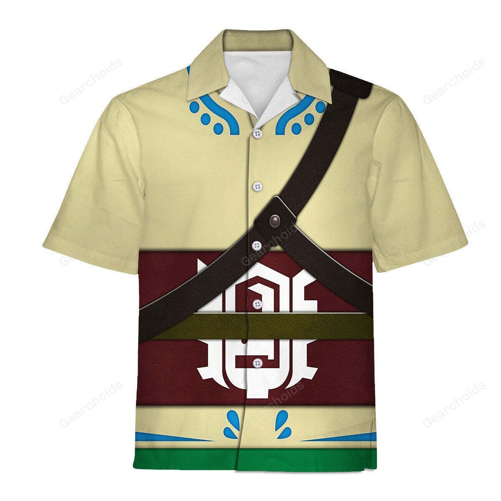 Skyloft Uniform   Skyward Sword Link Hawaiian Shirt