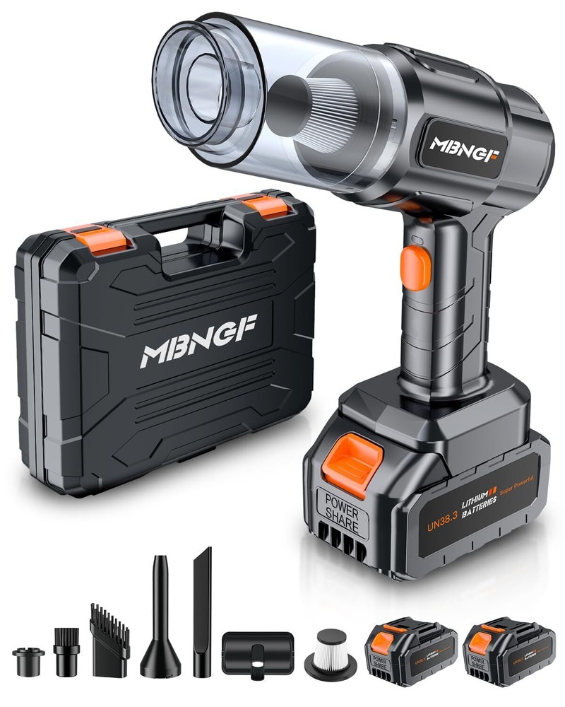 Car Vacuum Portable Cordless, 35000PA High Power Suction & Blower, Wireless H...