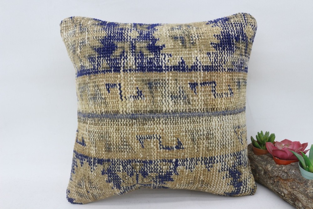 Turkish Pillow, Boho Pillow Sham Cover, Antique Pillows, 14