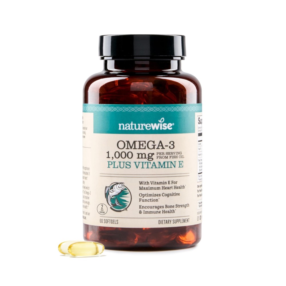 Extra-Strength Omega 3 Fish Oil Supplement - 1000mg per Serving - 600 EPA & 4...