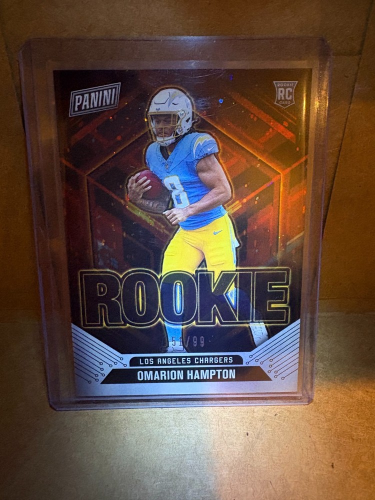 Omarion Hampton 2025 Panini Cyber Monday RC /99 Rookie-image