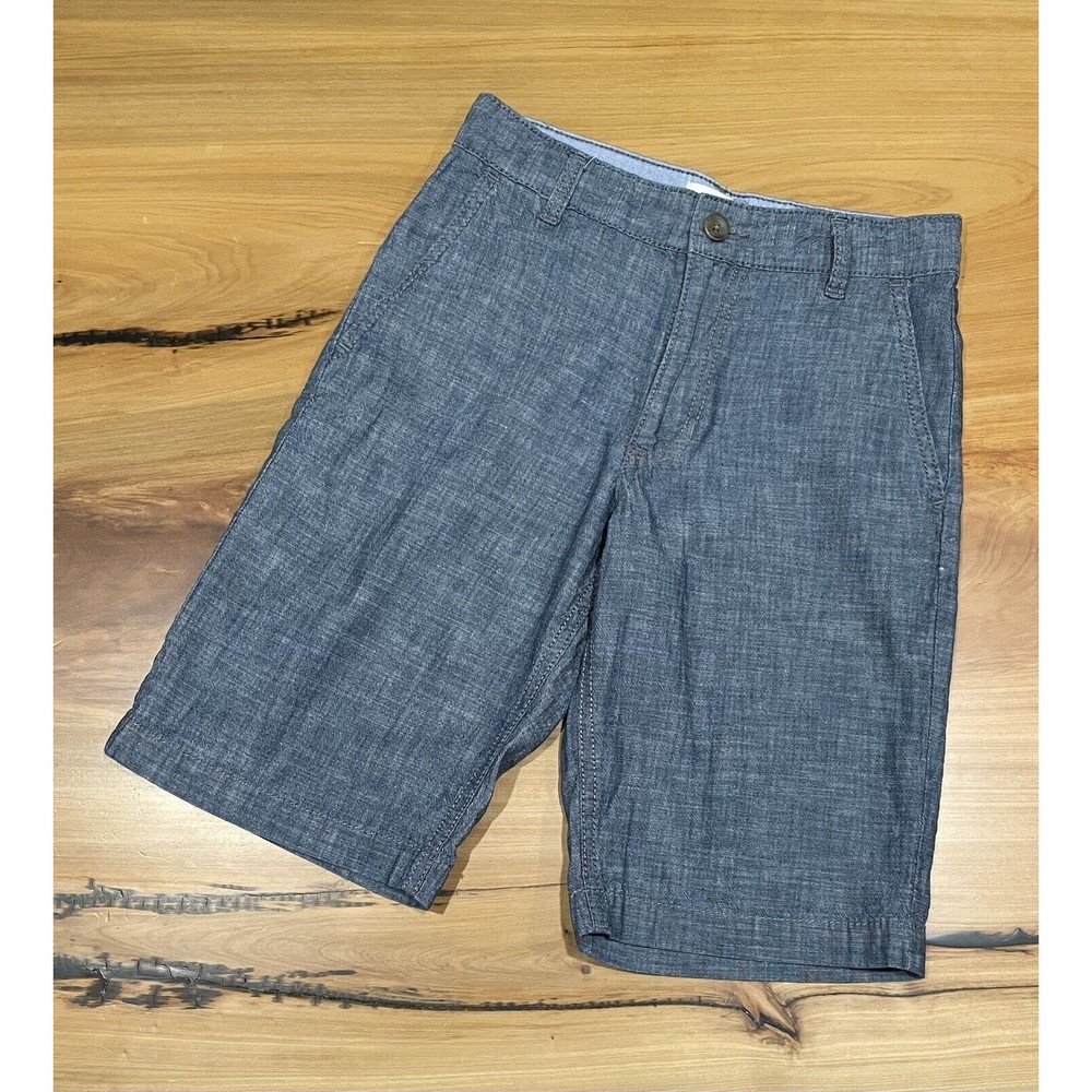Boy's Chambray Adj Waist Shorts 12 Old Navy Beach