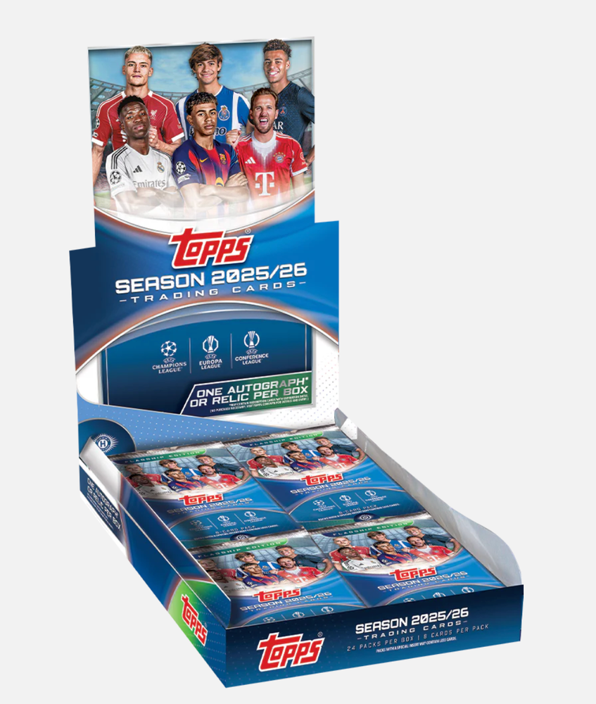 *Presale* 2025-26 TOPPS FLAGSHIP UCC HOBBY BOX UEFA Club Competitions Brand New-image