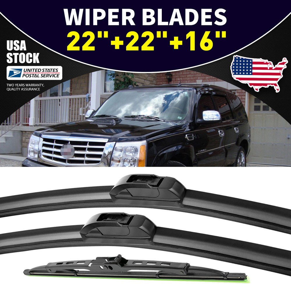 J/U Hook Original Equipment Bracketless Windshield Wiper Blades Natural Rubber