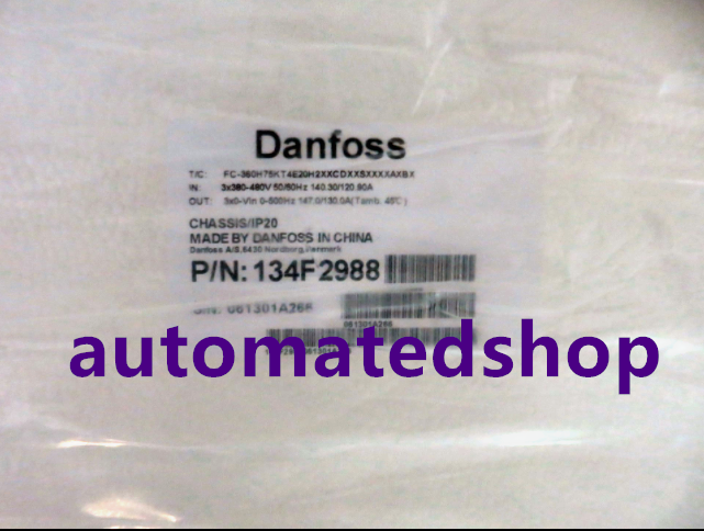 Danfoss frequency converter FC360H75KT4E20H2XXCDXXSXXXXAXBX 134 f2988 new