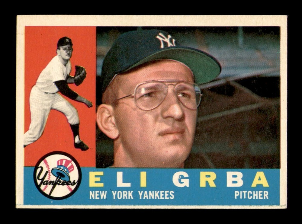 1960 Topps #183 Eli Grba NM Vintage Baseball Card OBGcards