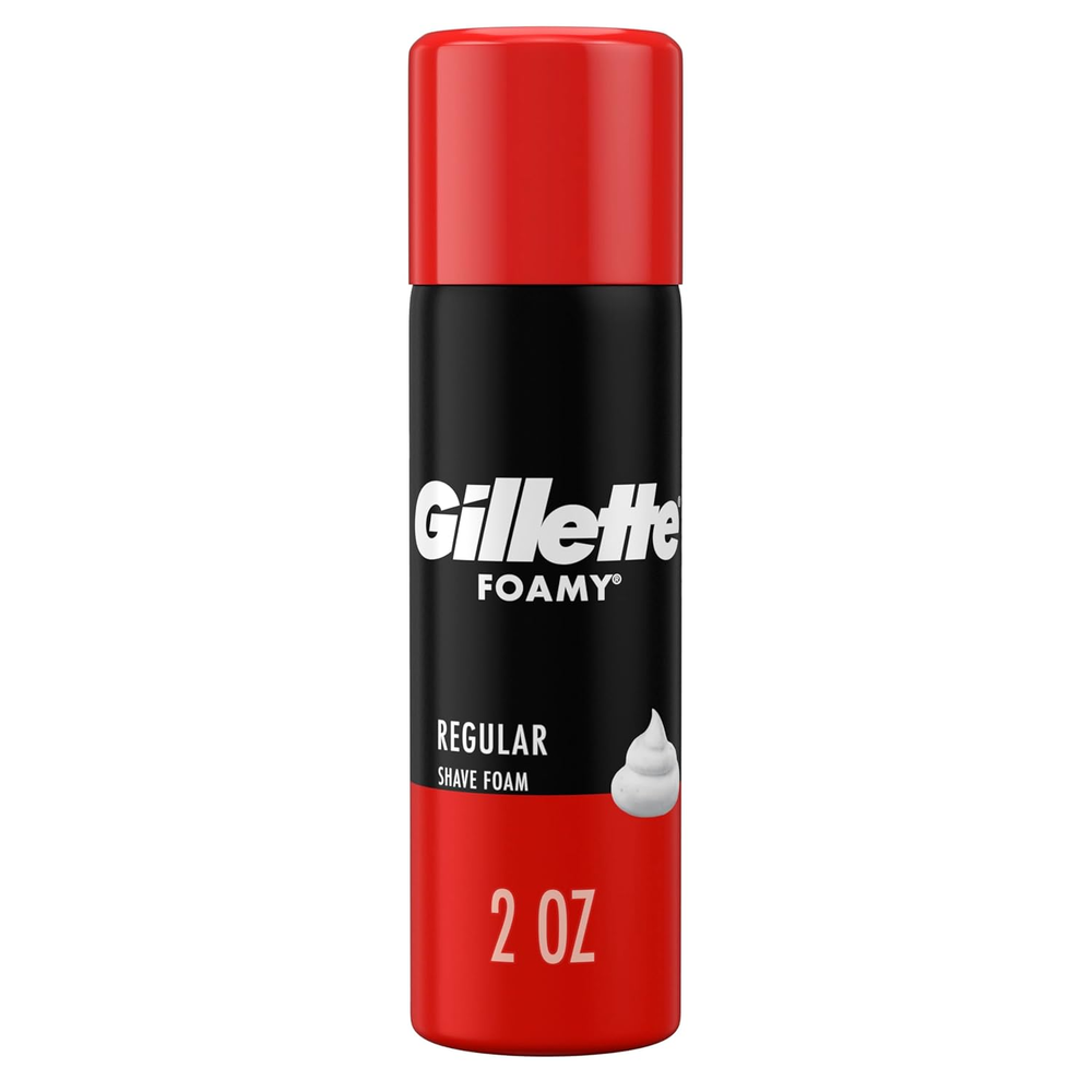 Gillette Foamy Regular Shaving Foam, 2 Oz