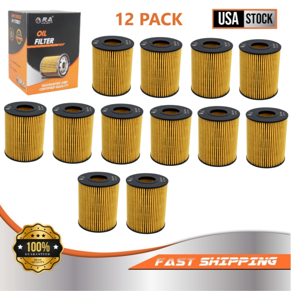 Engine Oil Filter (12 Pack) For TOYOTA 4RUNNER FJ CRUISER TUNDRA V6 4.0L ONLY