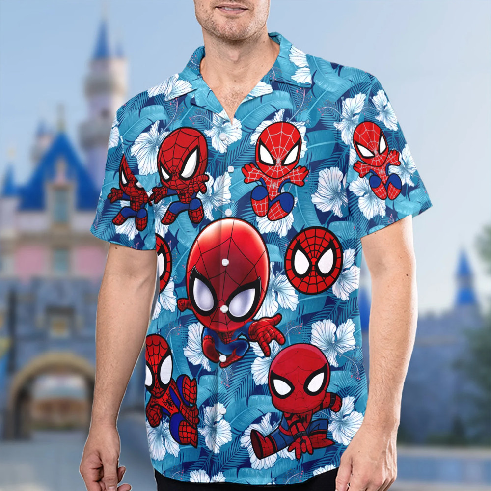 Spiderman Superhero 3D HAWAII SHIRT All Over Print Father Day Gift Best Price