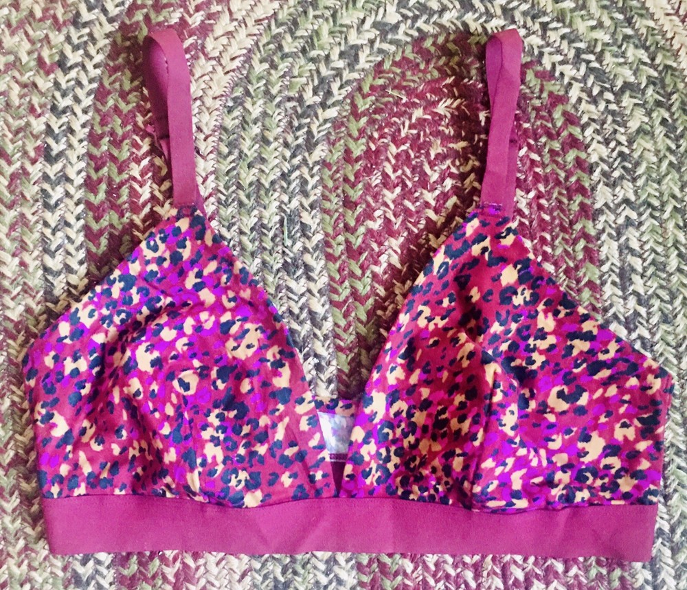 Auden Floral Convertible Unpadded Bra Large – Flash Sale-image