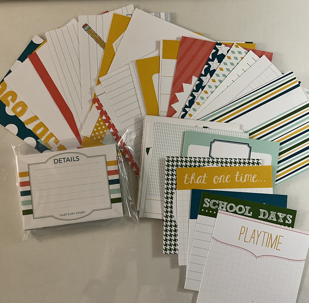 Project Life Stampin Up PLAYGROUND 96 Cards Scrapbooking Supplies