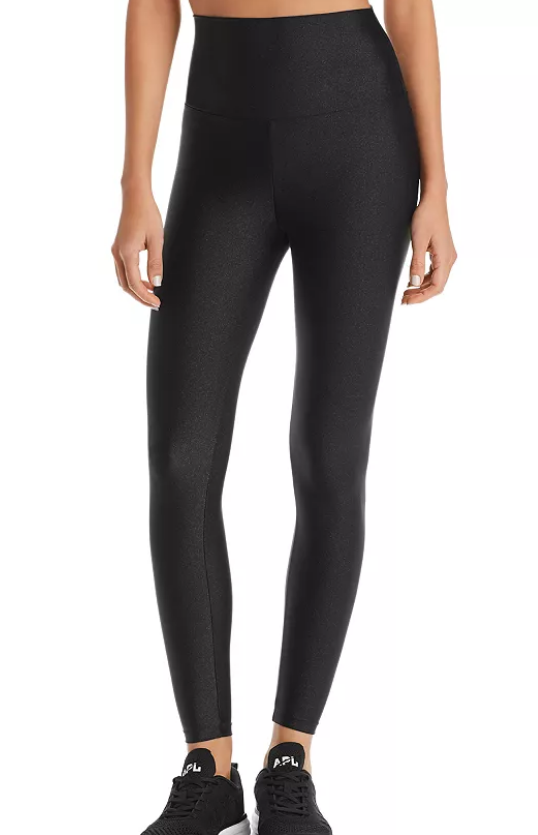 Beach Riot Shine High-Rise Black Legging -size Large - retail $108