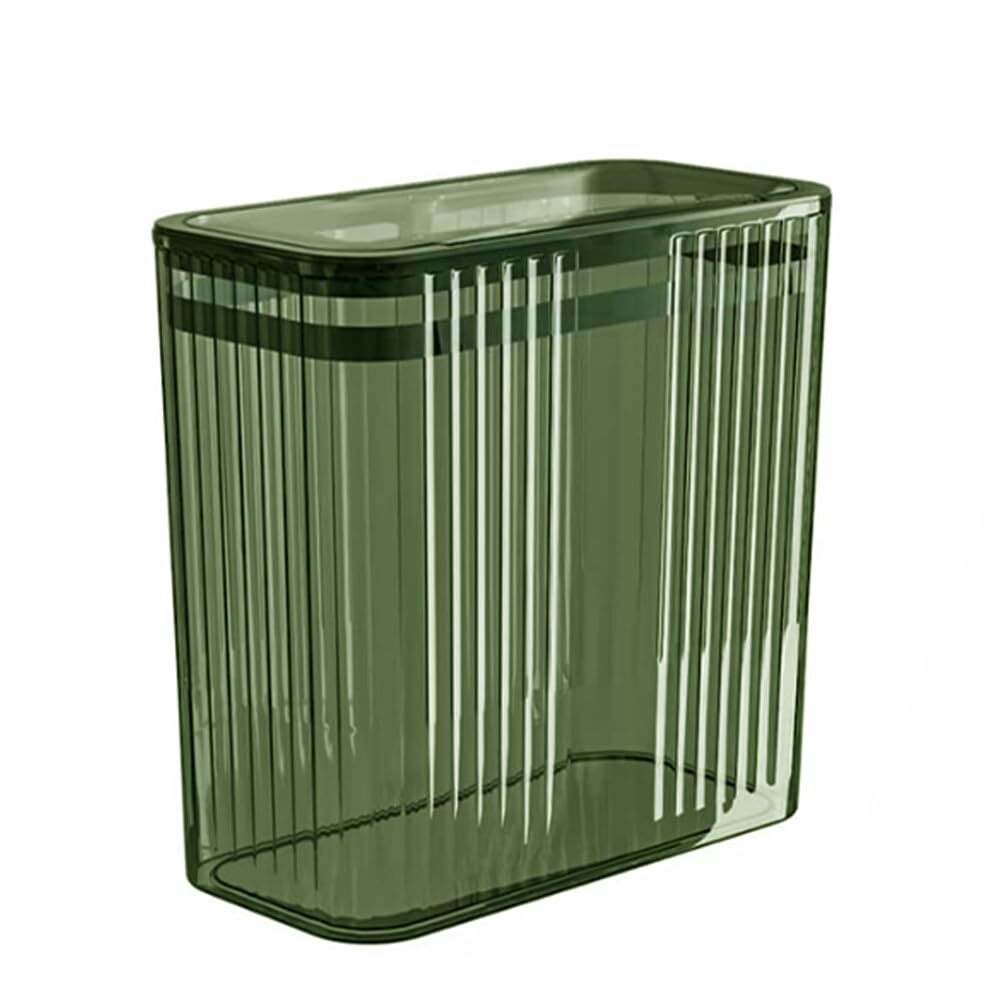 3.5 Gallon Garbage Ca...  Bathroom Trash Cans With Lids Transparent Trash Can