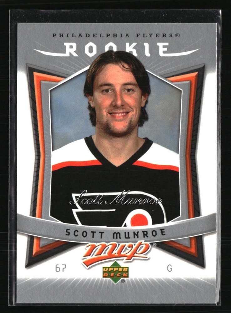 Scott Munroe 2007 Upper Deck MVP Flyers #325 RC Hockey Card
