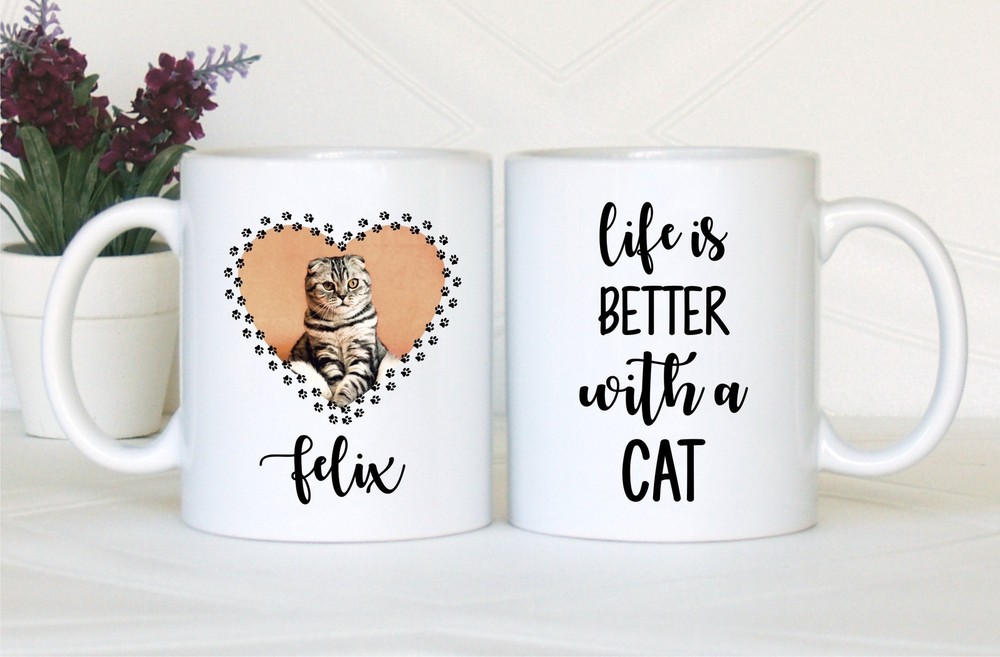 Personalized Cat Mug Custom Cat Mug Cat Coffee Mug Cat Mom Mug Gift For Cat
