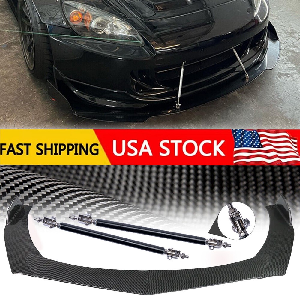 Front Lip Bumper /Body Kits Splitter Spoiler Carbon Fiber For Honda S2000 00-09