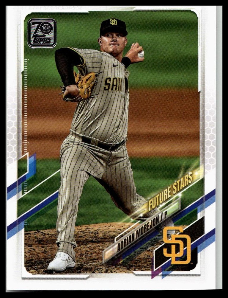 2021 Topps Baseball Card #518 Adrian Morejon San Diego Padres