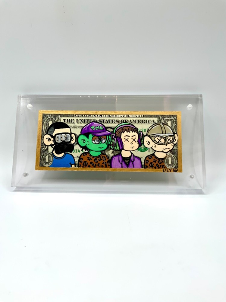 Custom Dollar Bill Art Order Reserved for @deadri48