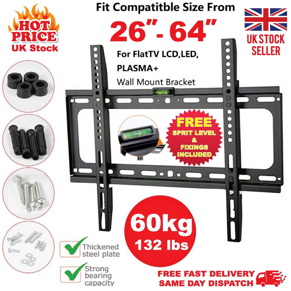 Fixed/Full Motion TV Wall Mount Bracket Fit For  26-63