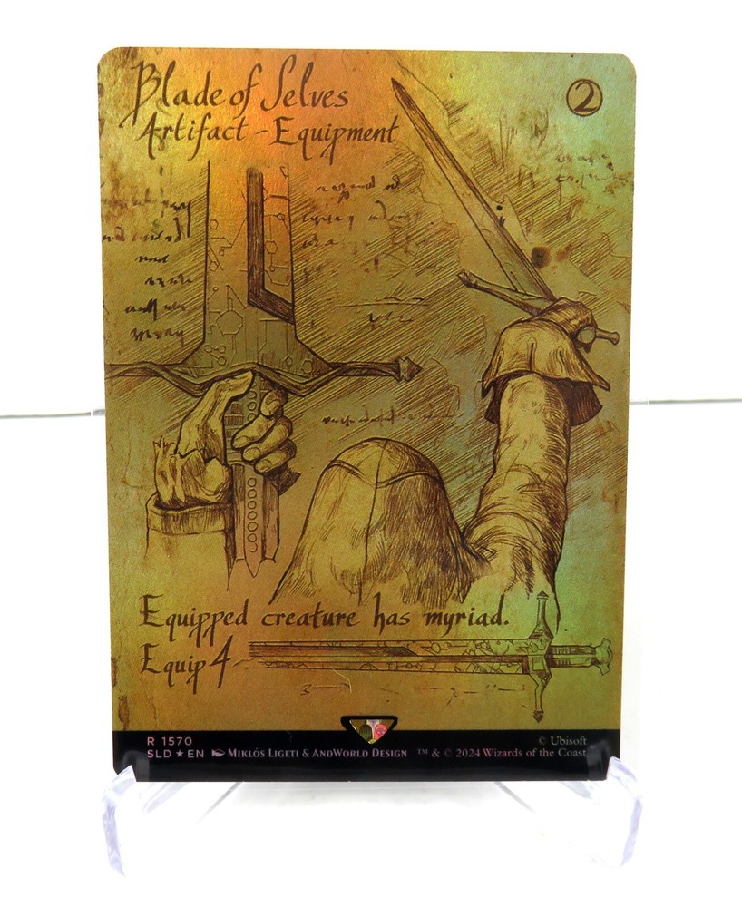 Blade of Selves Assassin's Creed Secret Lair NM Borderless Foil MTG